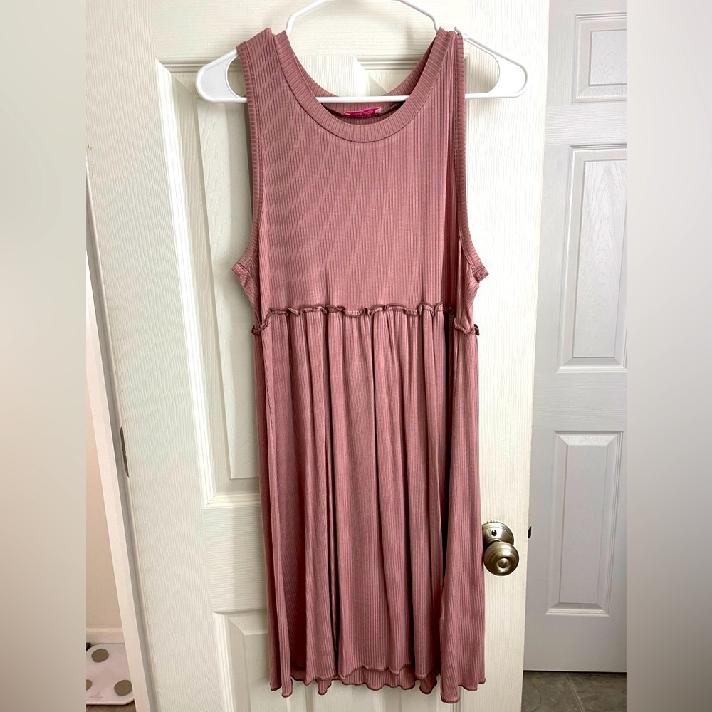 Pink lily maxi dress